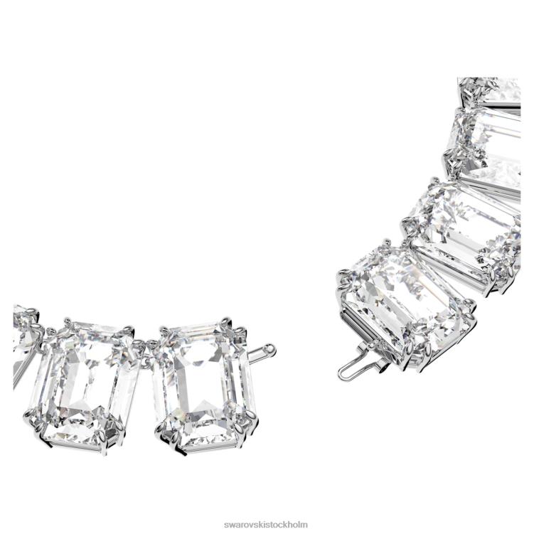 Swarovski millenia halsband octagon cut P28L134 Smycken överdimensionerade kristaller, vita, rodiumpläterade