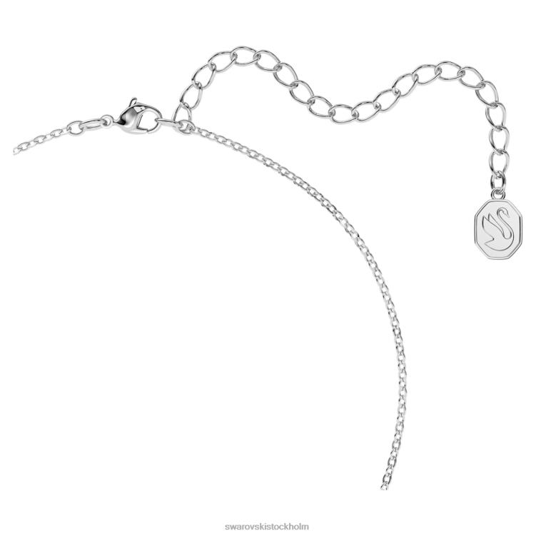 Swarovski millenia halsband octagon cut P28L27 Smycken blå, rodiumpläterad