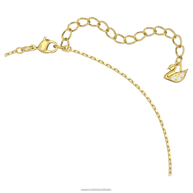 Swarovski millenia halsband octagon cut P28L32 Smycken gul, guldfärgad pläterad