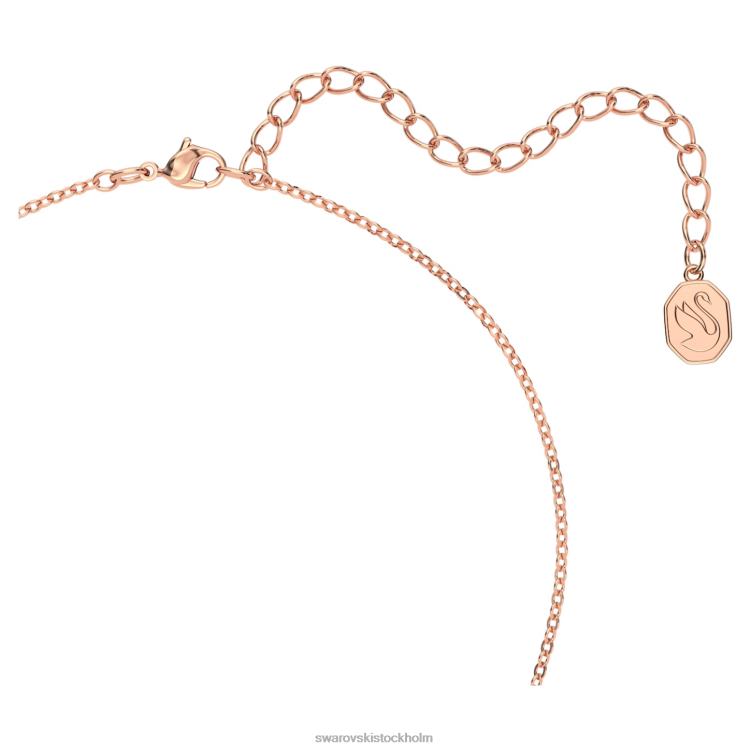 Swarovski millenia halsband octagon cut P28L45 Smycken rosa, roséguld pläterad