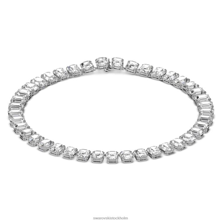 Swarovski millenia halsband octagon cut P28L52 Smycken vit, rodiumpläterad