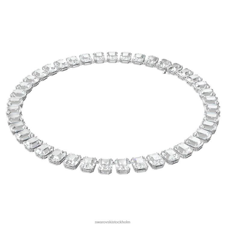 Swarovski millenia halsband octagon cut P28L52 Smycken vit, rodiumpläterad