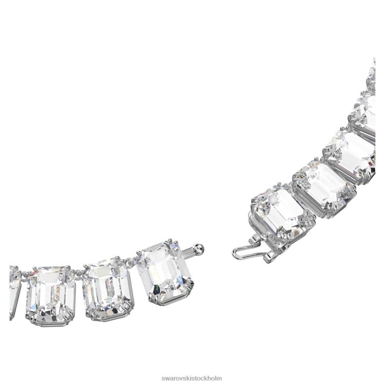 Swarovski millenia halsband octagon cut P28L52 Smycken vit, rodiumpläterad