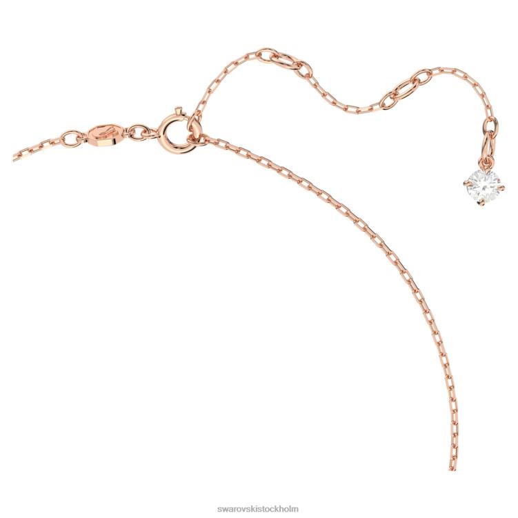 Swarovski millenia halsband octagon cut P28L71 Smycken lila, roséguld pläterad