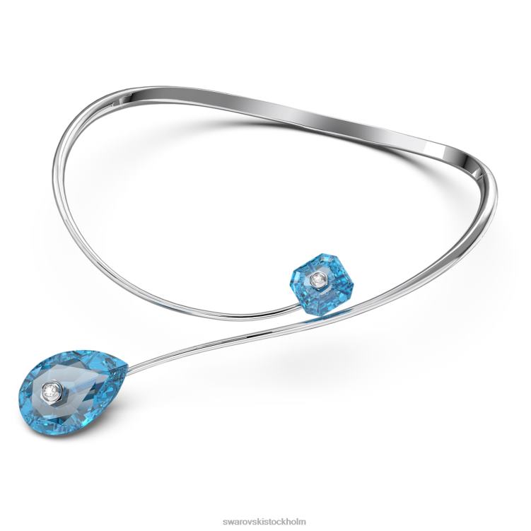 Swarovski numina halsband P28L80 Smycken blå, rodiumpläterad