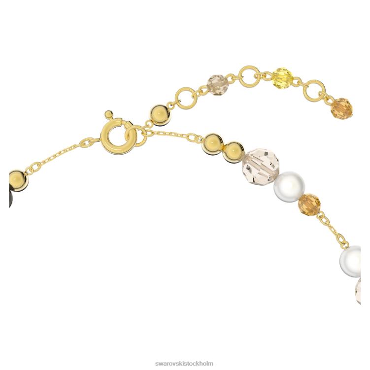 Swarovski somnia halsband P28L129 Smycken flerfärgad, guldfärgad pläterad