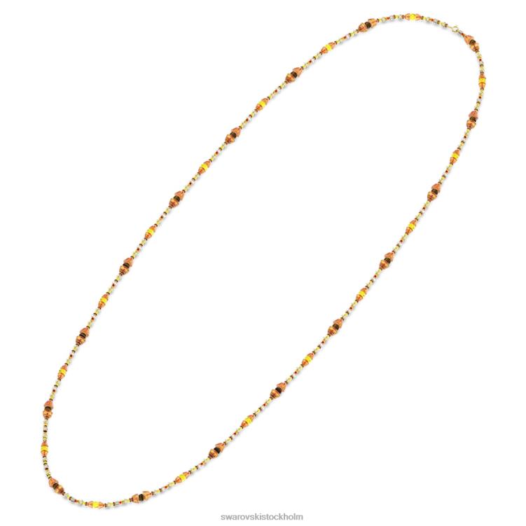 Swarovski somnia halsband P28L72 Smycken brun, guldfärgad pläterad