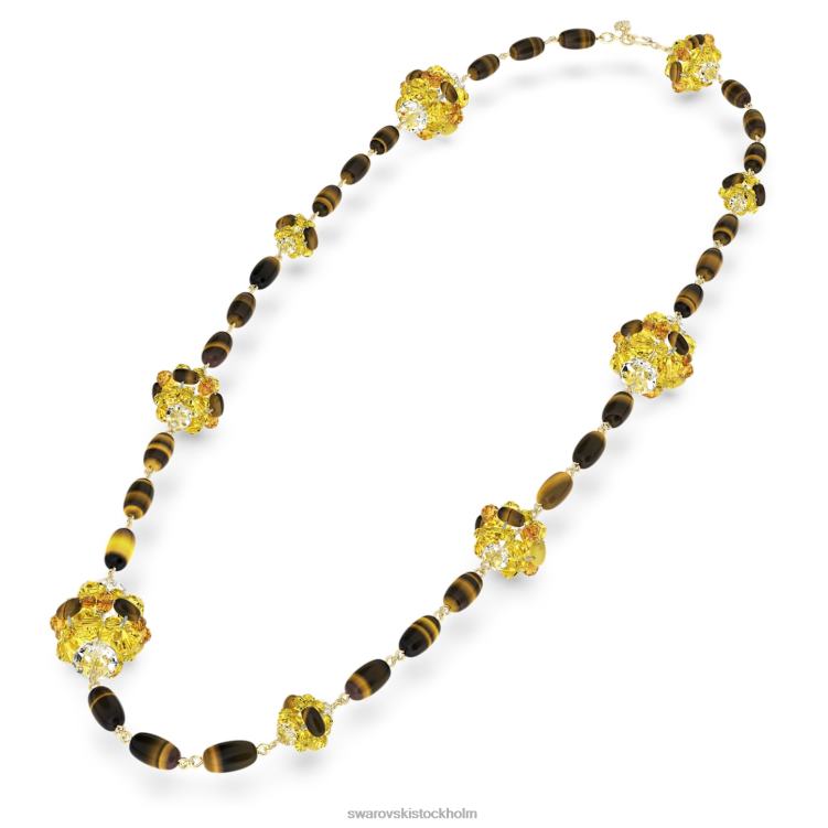 Swarovski somnia halsband P28L85 Smycken brun, guldfärgad pläterad