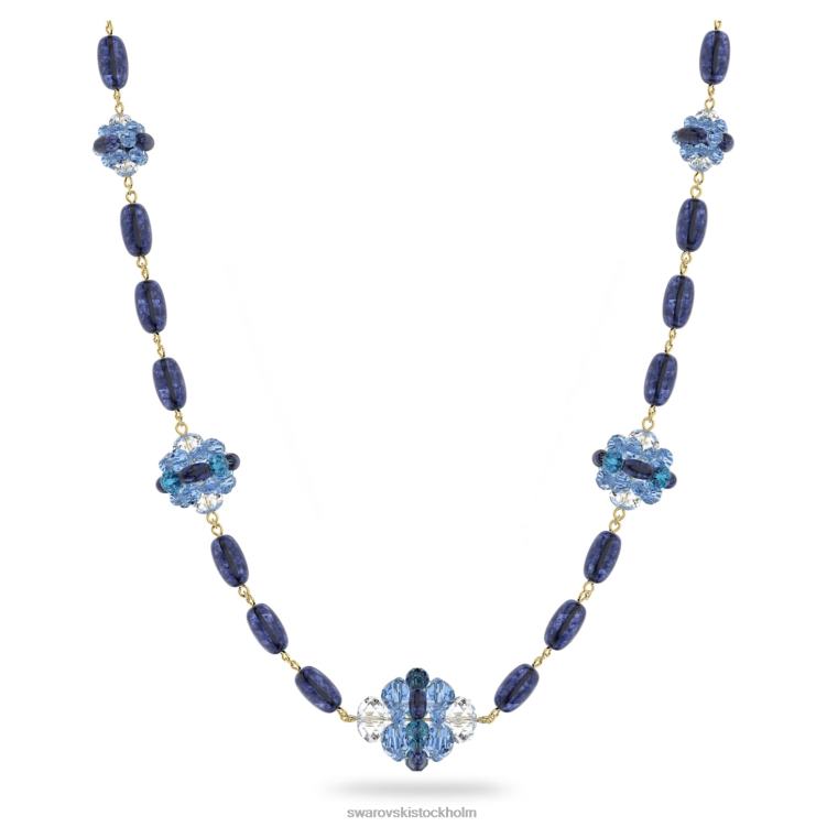 Swarovski somnia halsband P28L89 Smycken blå, guldfärgad