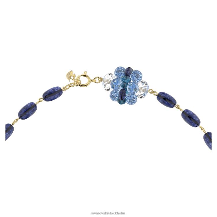 Swarovski somnia halsband P28L89 Smycken blå, guldfärgad