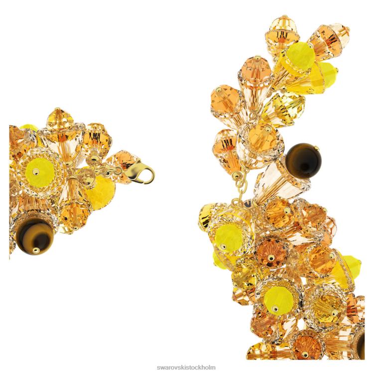Swarovski somnia halsband P28L95 Smycken statement, flerfärgad, guldfärgad