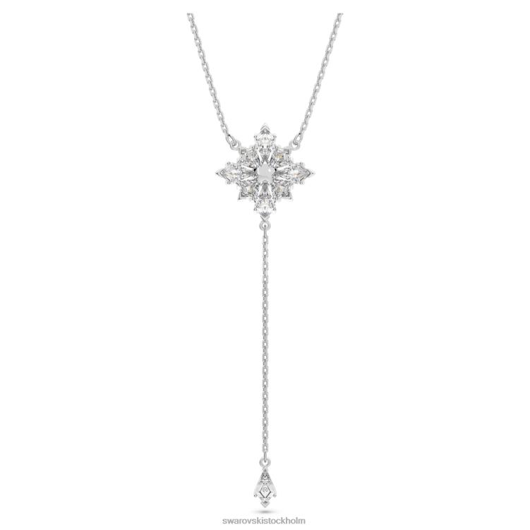Swarovski stella y halsband P28L34 Smycken stjärna, vit, rodiumpläterad