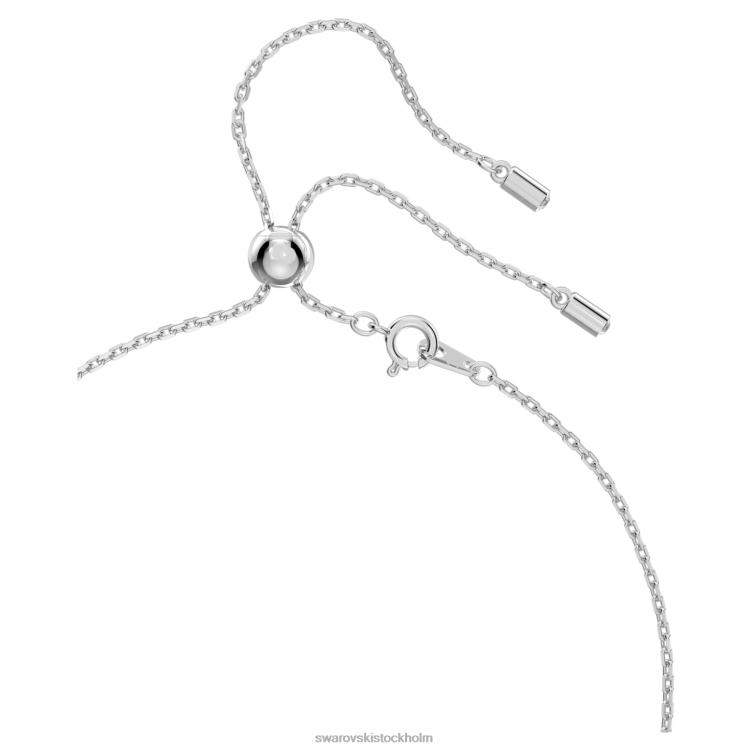 Swarovski stella y halsband P28L34 Smycken stjärna, vit, rodiumpläterad