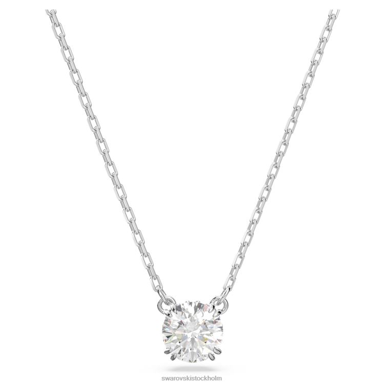 Swarovski constella hänge P28L169 Smycken rund skuren, vit, rodiumpläterad