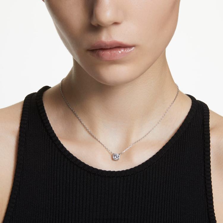 Swarovski constella hänge P28L169 Smycken rund skuren, vit, rodiumpläterad