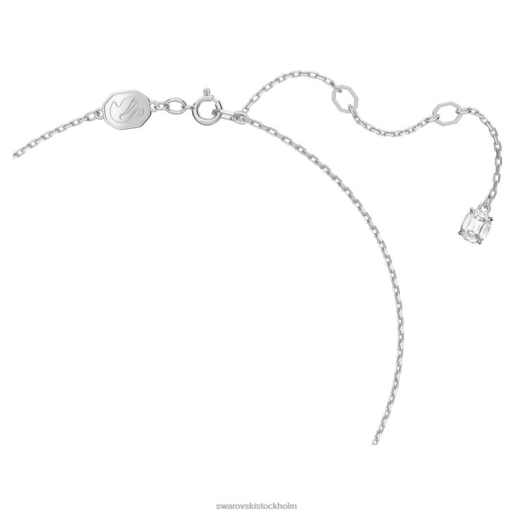 Swarovski constella hänge P28L187 Smycken rund skuren, pave, vit, rodiumpläterad