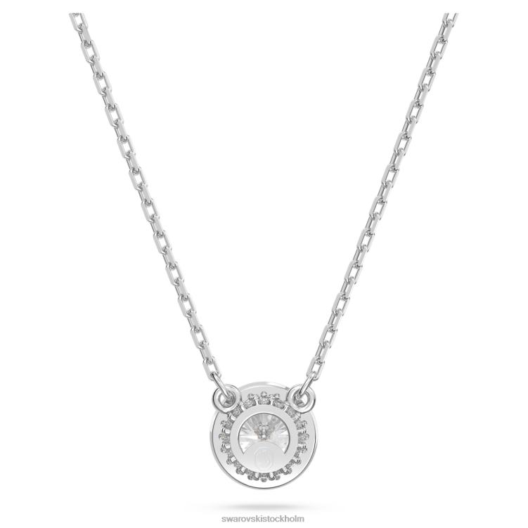 Swarovski constella hänge P28L187 Smycken rund skuren, pave, vit, rodiumpläterad
