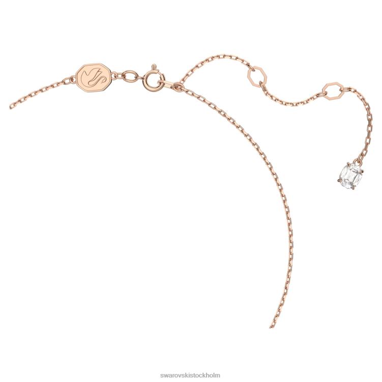 Swarovski constella hänge P28L206 Smycken rund skuren, pave, vit, roséguld pläterad