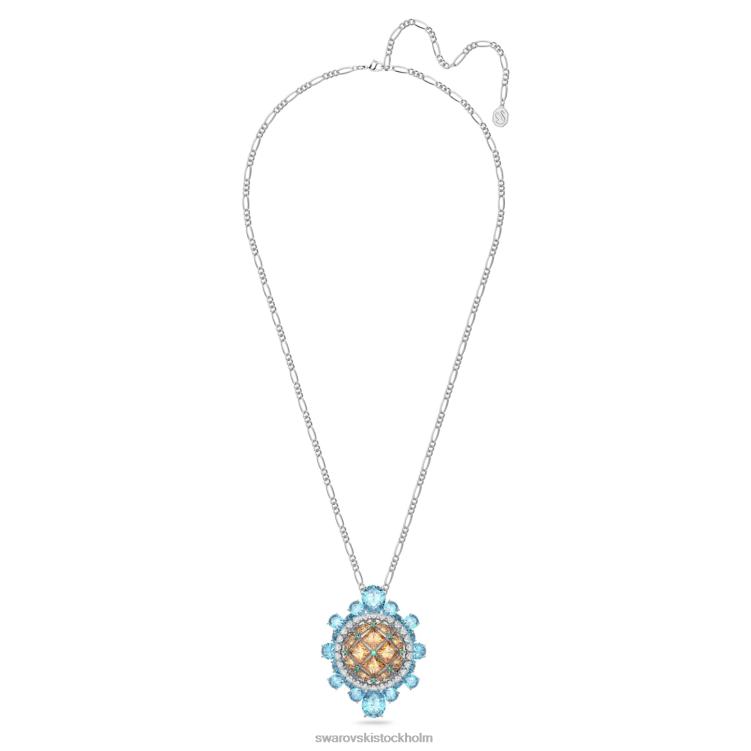 Swarovski curiosa brosch P28L245 Smycken flerfärgad, rodiumpläterad