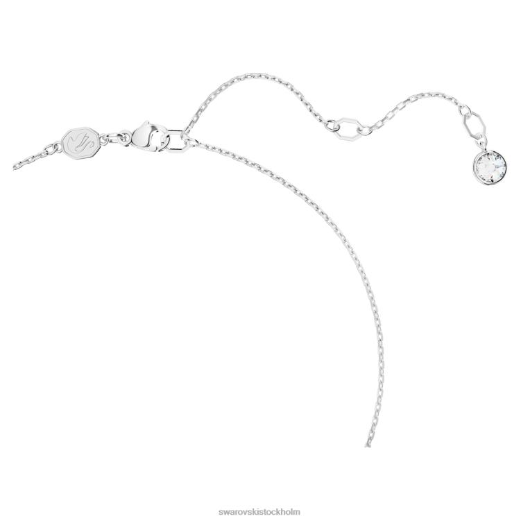 Swarovski dextera hänge P28L270 Smycken blandade snitt, vita, rodiumpläterade