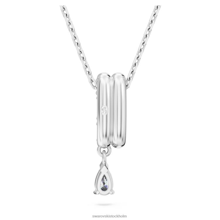 Swarovski dextera hänge P28L270 Smycken blandade snitt, vita, rodiumpläterade
