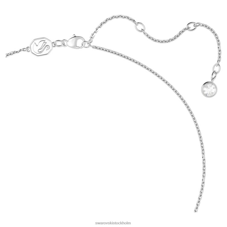 Swarovski ett hänge P28L339 Smycken hjärta, vit, rodiumpläterad