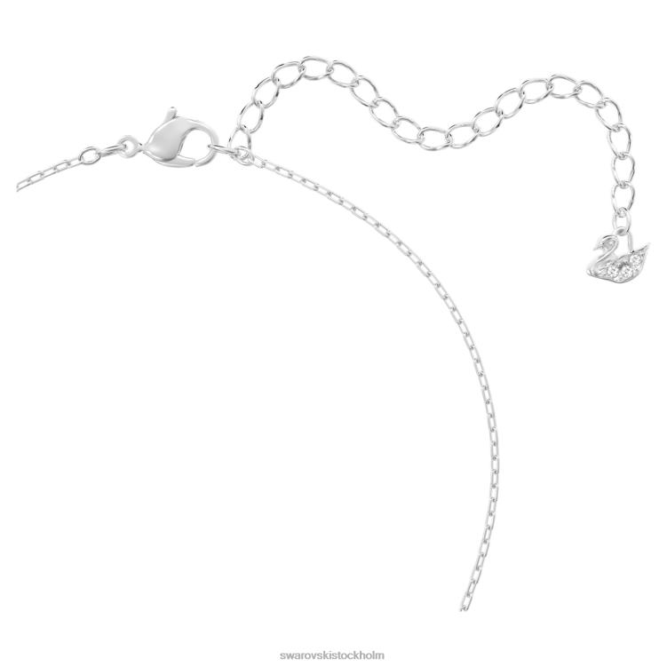 Swarovski evigt blomsterhänge P28L289 Smycken blomma, rosa, rodiumpläterad