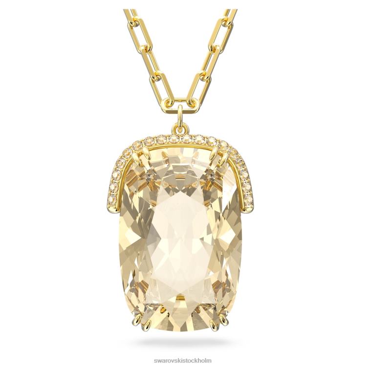 Swarovski harmonia hänge P28L239 Smycken överdimensionerad kristall, guldton, guldton pläterad