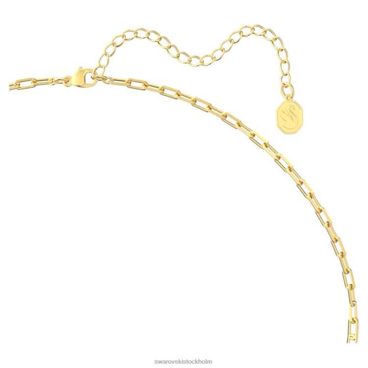 Swarovski harmonia hänge P28L239 Smycken överdimensionerad kristall, guldton, guldton pläterad