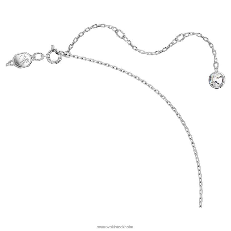 Swarovski ikoniskt svanhänge P28L282 Smycken svan, blå, rodiumpläterad