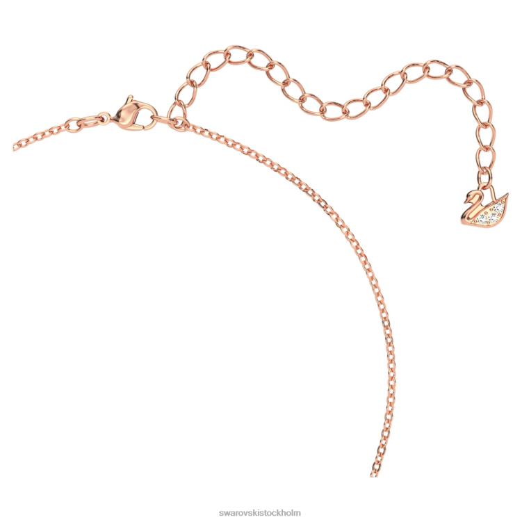 Swarovski kreativitetshänge P28L182 Smycken vit, roséguld pläterad