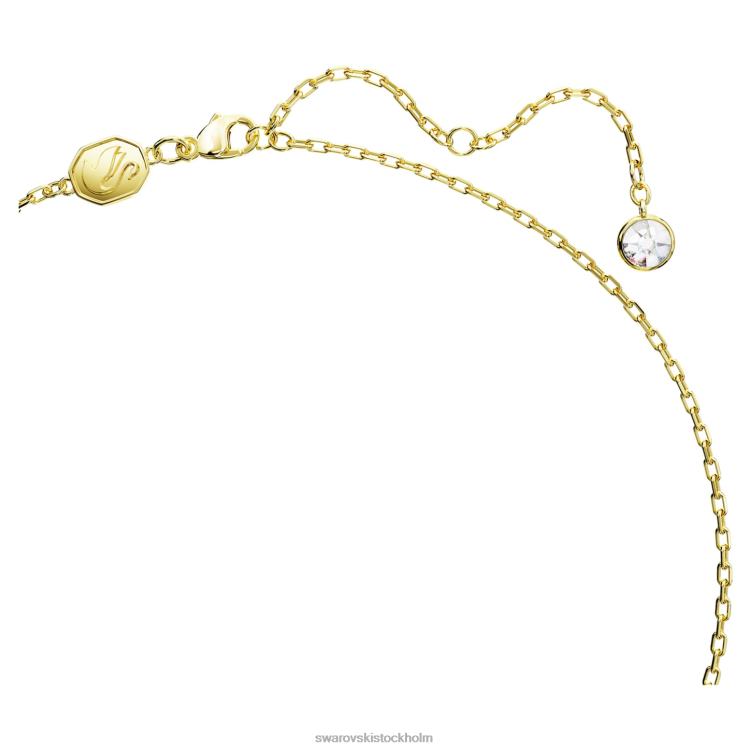Swarovski kroma hänge P28L326 Smycken blandade snitt, flerfärgade, guldfärgade