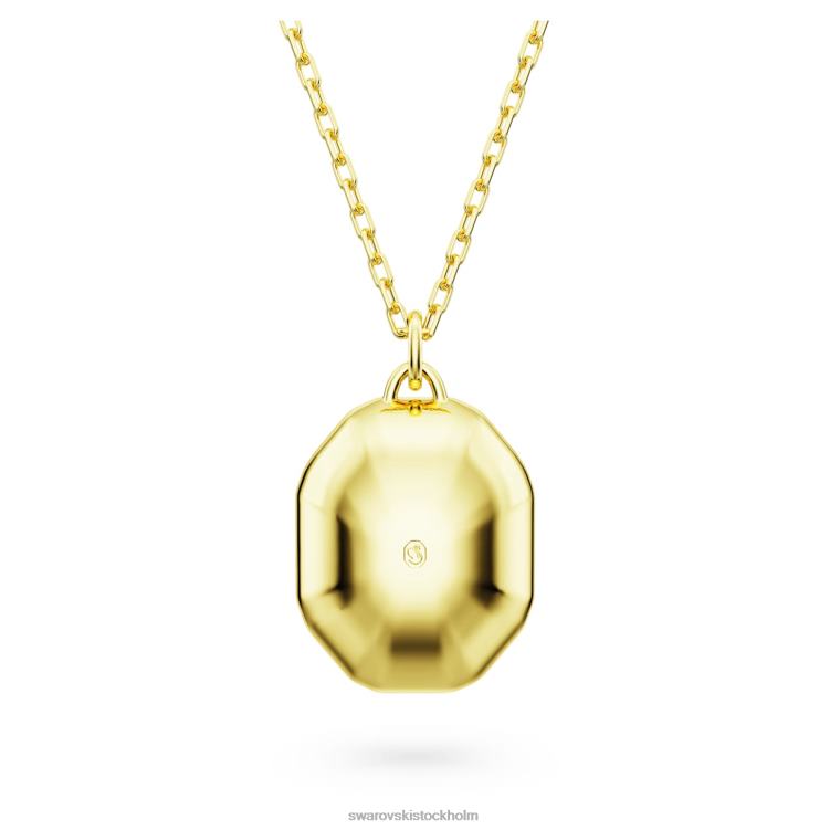 Swarovski kroma hänge P28L326 Smycken blandade snitt, flerfärgade, guldfärgade