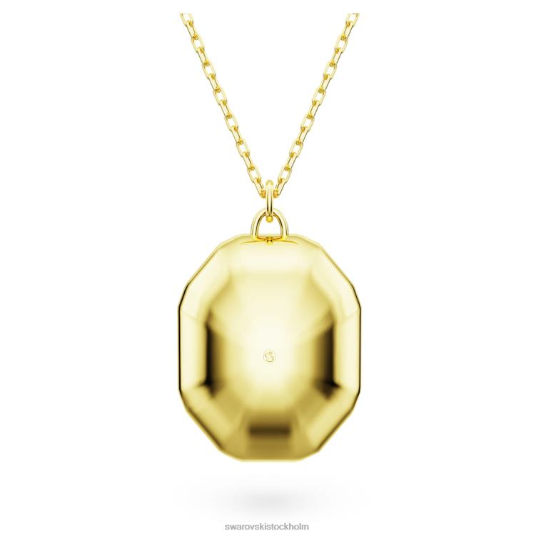 Swarovski kroma hänge P28L327 Smycken blandade snitt, flerfärgade, guldfärgade