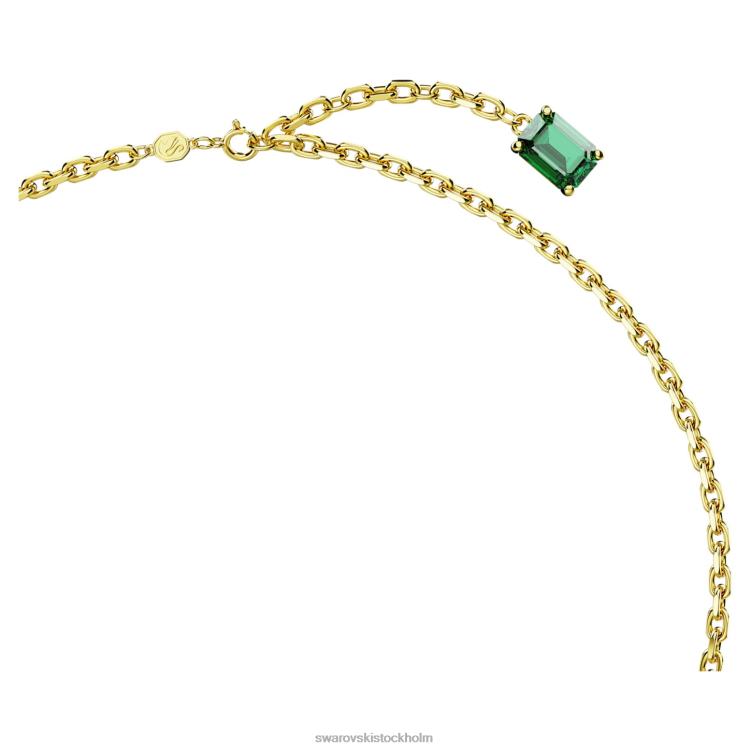 Swarovski millenia hänge P28L164 Smycken blandade snitt, grön, guldfärgad