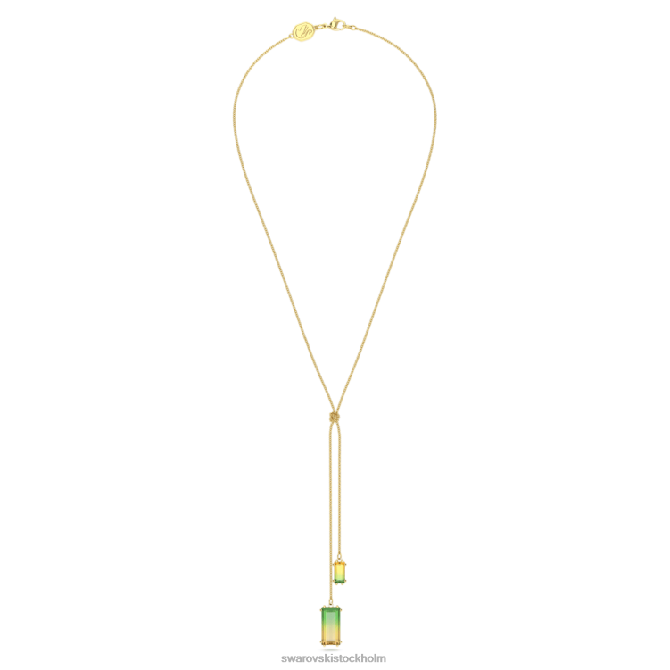 Swarovski millenia y hänge P28L248 Smycken flerfärgad, guldfärgad pläterad