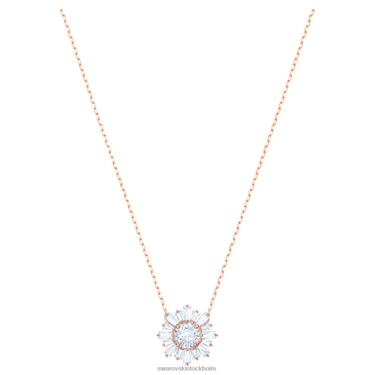 Swarovski solskenshänge P28L178 Smycken blandade snitt, sol, vit, roséguld pläterad