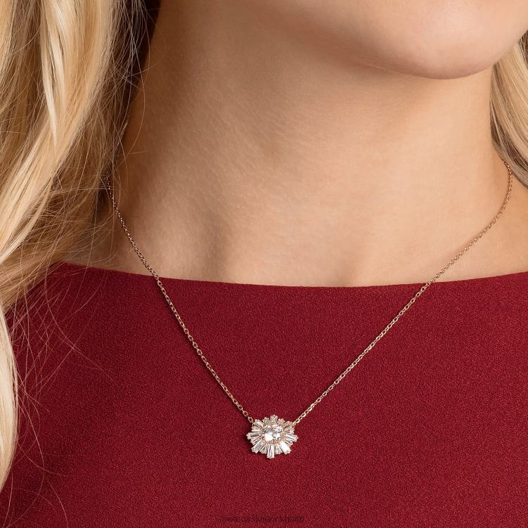 Swarovski solskenshänge P28L178 Smycken blandade snitt, sol, vit, roséguld pläterad