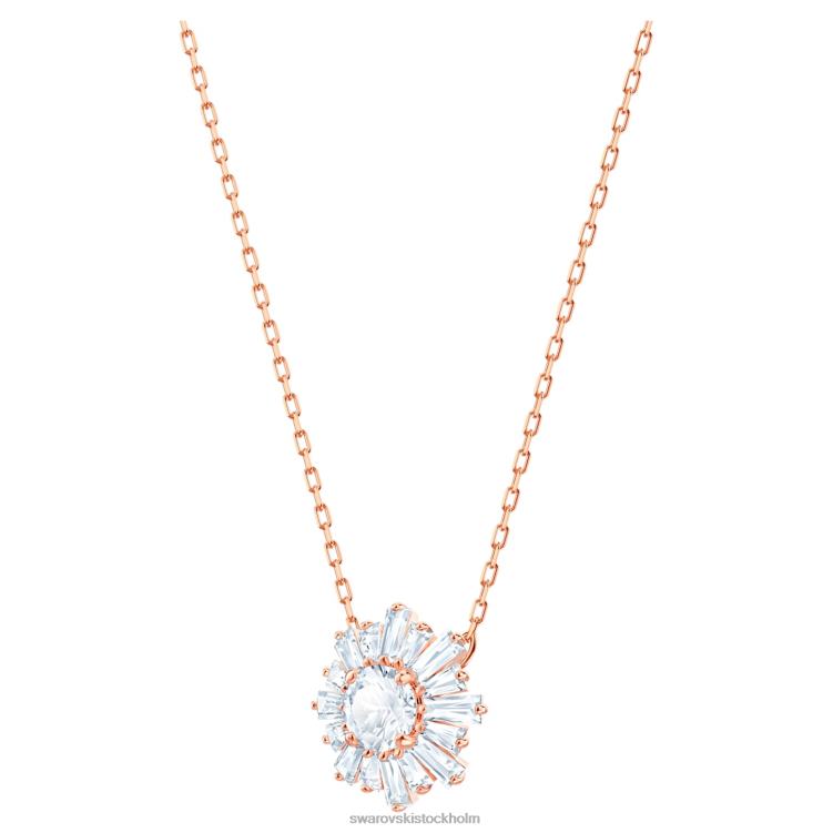 Swarovski solskenshänge P28L178 Smycken blandade snitt, sol, vit, roséguld pläterad