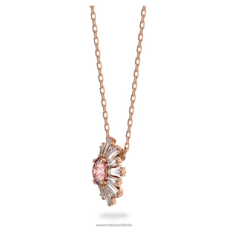 Swarovski solskenshänge P28L236 Smycken blandade snitt, sol, rosa, roséguld pläterad
