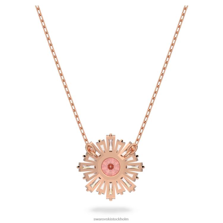 Swarovski solskenshänge P28L236 Smycken blandade snitt, sol, rosa, roséguld pläterad