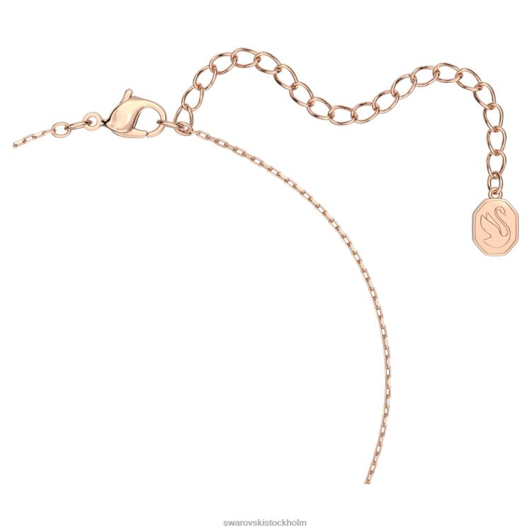 Swarovski stella hänge P28L287 Smycken kite cut, stjärna, vit, roséguld pläterad