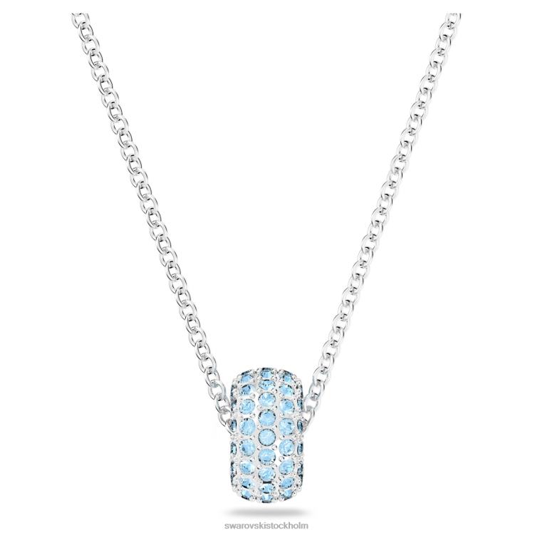 Swarovski stenhänge P28L306 Smycken blå, rodiumpläterad
