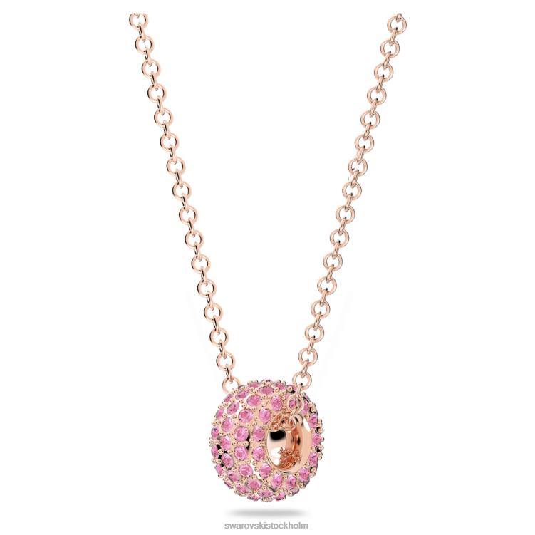 Swarovski stenhänge P28L316 Smycken rosa, roséguld pläterad