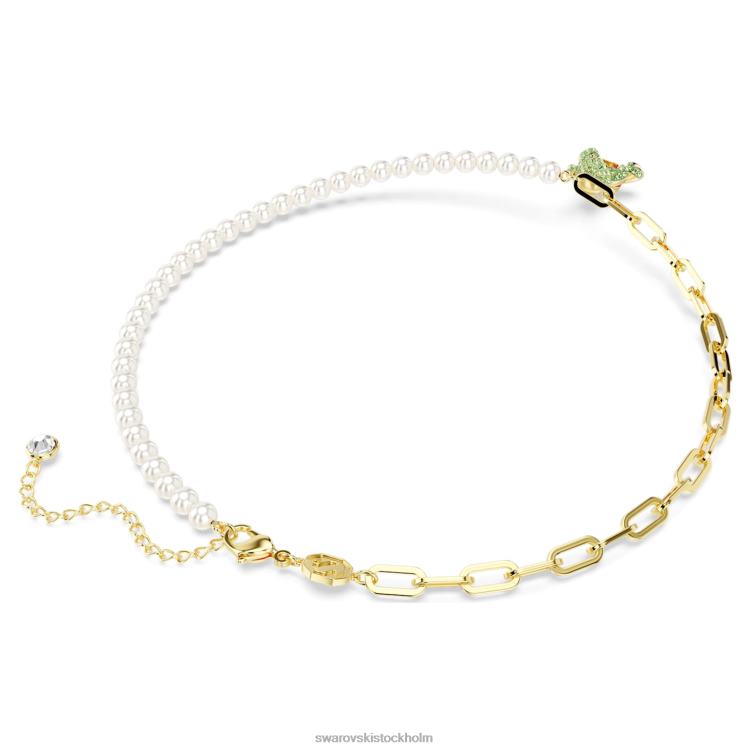 Swarovski teddyhänge P28L274 Smycken björn, flerfärgad, guldfärgad