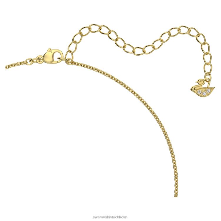 Swarovski teddyhänge P28L325 Smycken björn, grön, guldfärgad