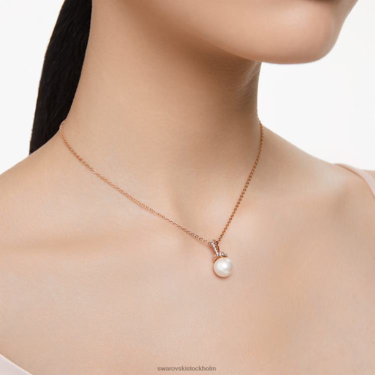 Swarovski ursprungligen hänge P28L271 Smycken vit, roséguld pläterad