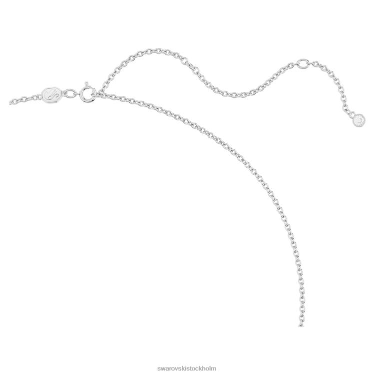 Swarovski volta hänge P28L249 Smycken rosett, vit, rodiumpläterad