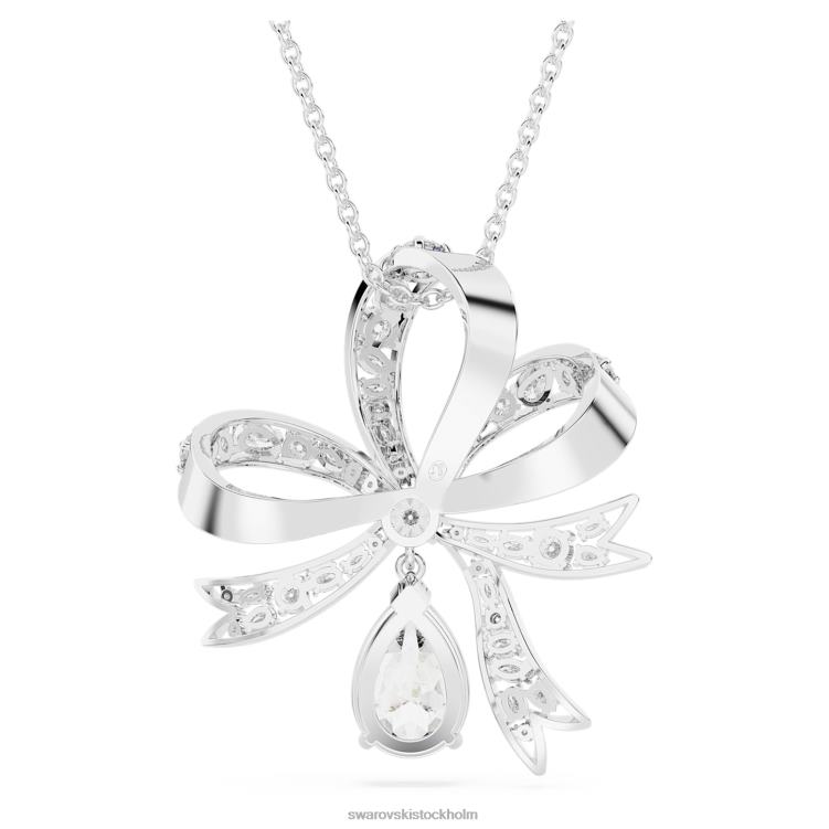 Swarovski volta hänge P28L249 Smycken rosett, vit, rodiumpläterad