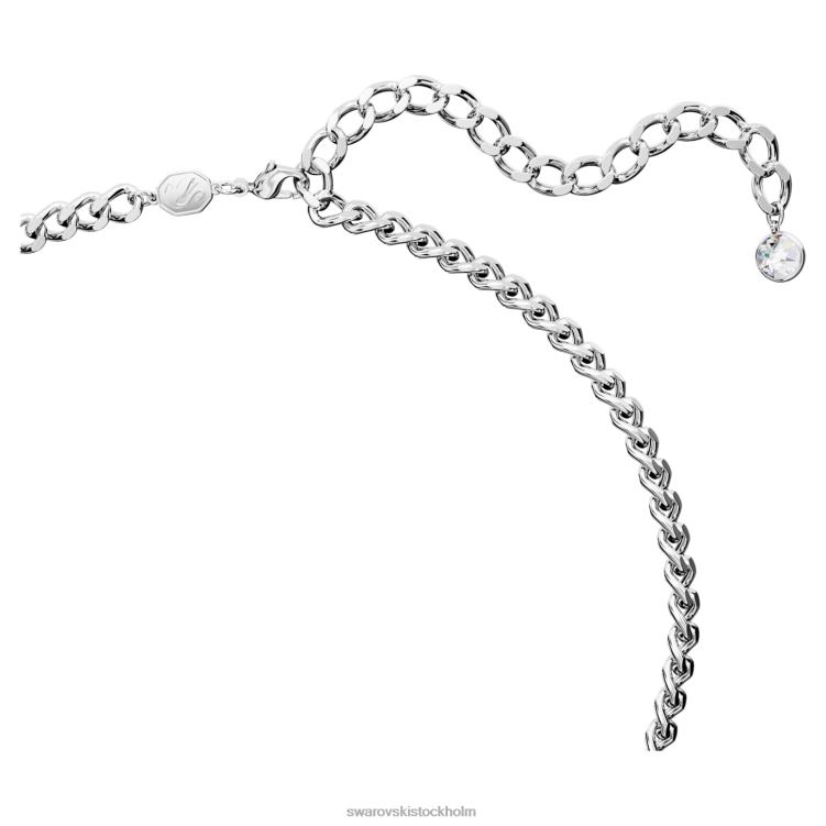 Swarovski volta hänge P28L262 Smycken hjärta, vit, rodiumpläterad